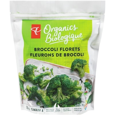 PC Biologique Fleurons De Brocoli 500 g, 1,00 $/100g