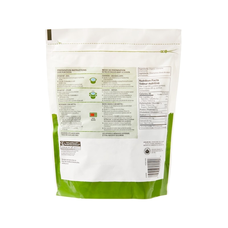 Frozen Edamame in Shell, Organic