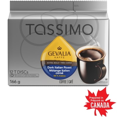 Tassimo Tassimo Dark Italian Roast Coffee Single Serve T-Discs 12 ea, $1.17/1ea