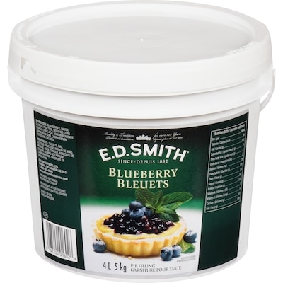 E.D. Smith Garniture aux bleuets pour tarte 5 kg, 0,70 $/100g