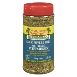 Cool Runnings Ail, poivre et herbes 250 g, 1,92 $/100g