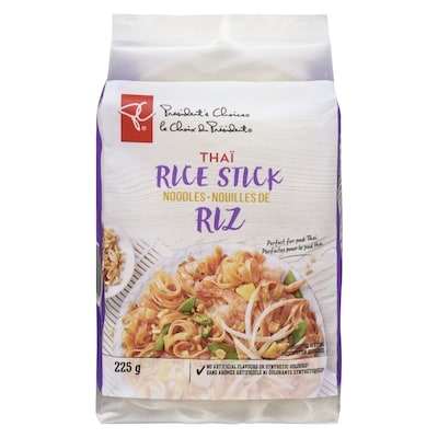 President's Choice Thaï Rice Stick Noodles 225 g, $1.33/100g