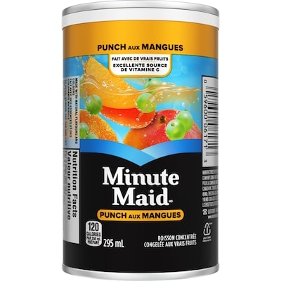Minute Maid Punch à la mangue Can 295 ml, 0,67 $/100ml