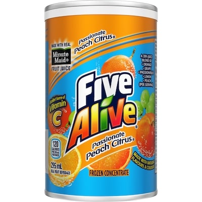 Five Alive Passionate Peach Juice 295 ml, $1.19/100ml