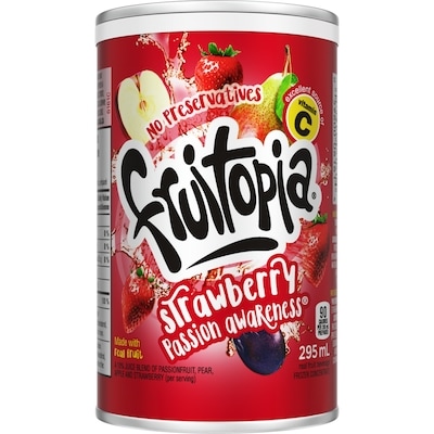Fruitopia Strawberry Passion Awareness Fruit Beverage 295 ml, $1.12/100ml