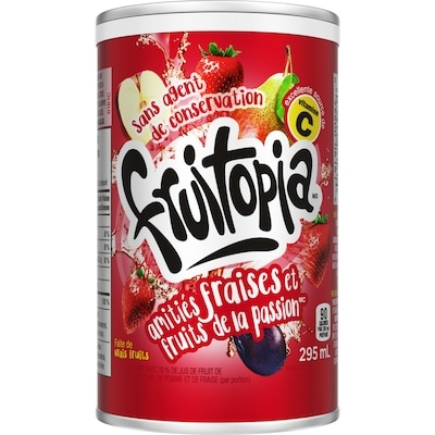 Fruitopia Boisson au Fruits Amitiés Fraises et Fruits de la Passion 295 ml, 1,12 $/100ml