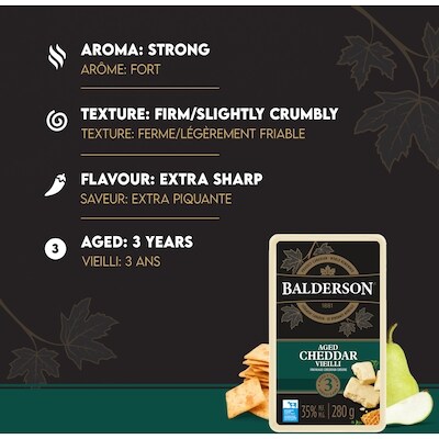 Fromage Cheddar Vieilli 3&nbsp;Ans