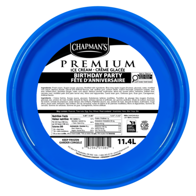 Premium crème glacée fête d'anniversaire