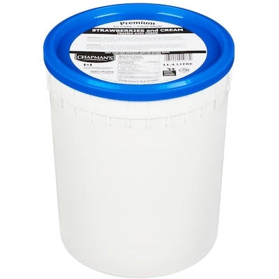 Chapmans Premium Strawberries & Cream Ice Cream 11.4 l, $0.39/100ml