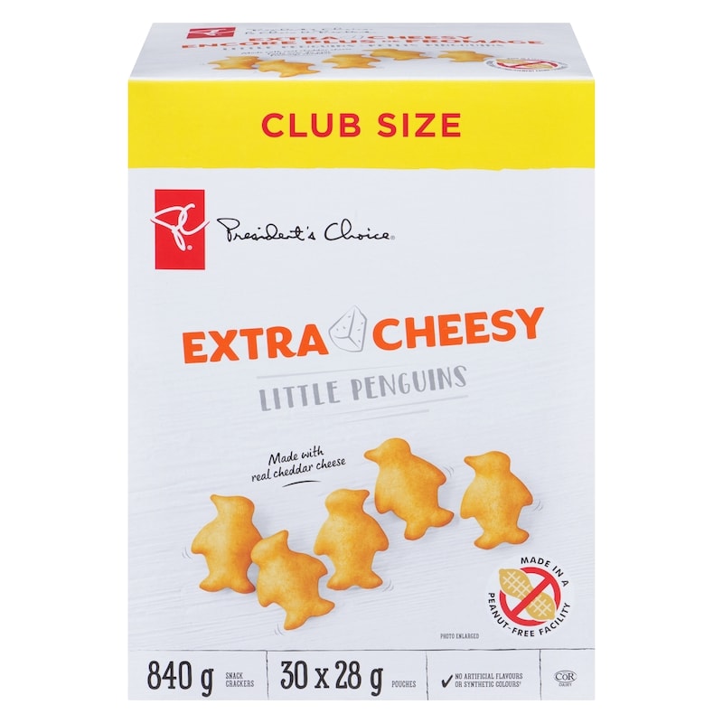Extra Cheesy Little Penguins Snack Crackers