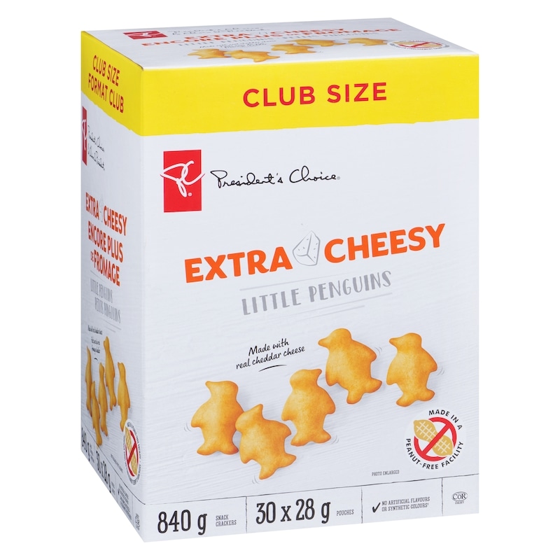 Extra Cheesy Little Penguins Snack Crackers