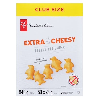 Extra Cheesy Little Penguins Snack Crackers