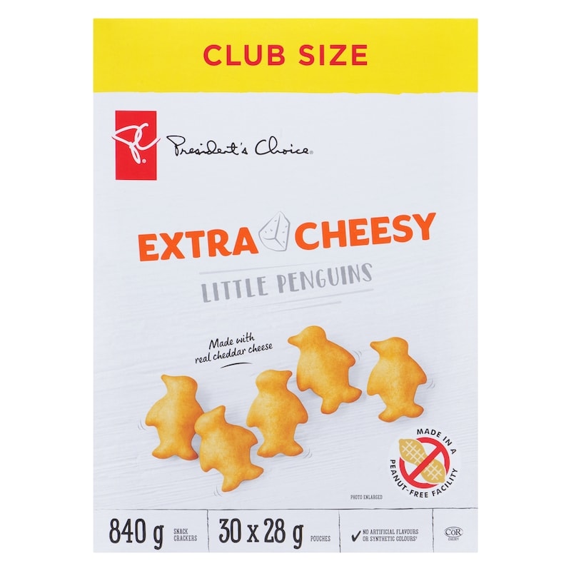 Extra Cheesy Little Penguins Snack Crackers