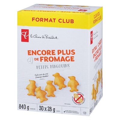 Craquelins petits pingouins, encore plus de fromage