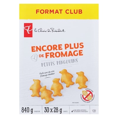 Craquelins petits pingouins, encore plus de fromage