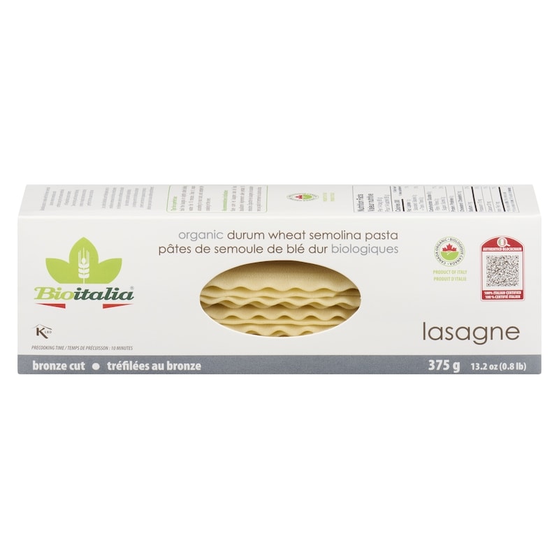 Organic Alimentary Pastas Lasagne   
