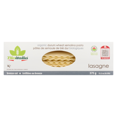Organic Alimentary Pastas Lasagne