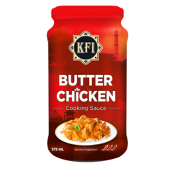 KFI Butter Chicken cooking sauce 375 ml, $1.33/100ml