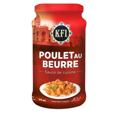 KFI Sauce au poulet au beurre 375 ml, 1,28 $/100ml