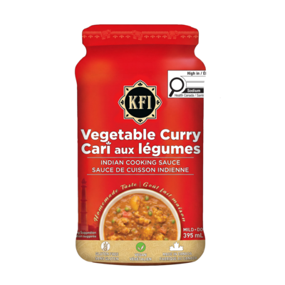 KFI Cari aux Légumes sauce de cuisine 375 ml, 1,33 $/100ml