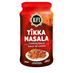 KFI Tikka Masala cooking sauce 375 ml, $1.33/100ml