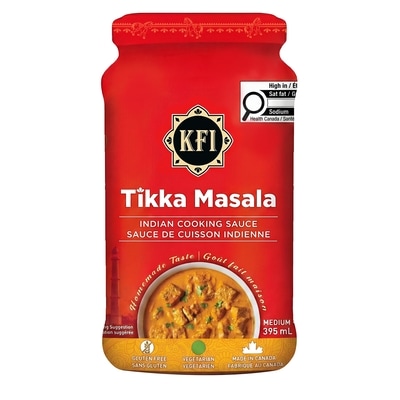 KFI Tikka Masala Sauce de Cuisine 375 ml, 1,33 $/100ml