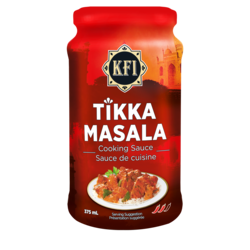 KFI Tikka Masala sauce de cuisine 375 ml, 1,33 $/100ml