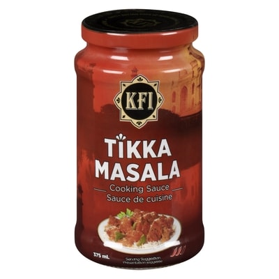 KFI Sauce tikka masala 375 ml, 1,07 $/100ml