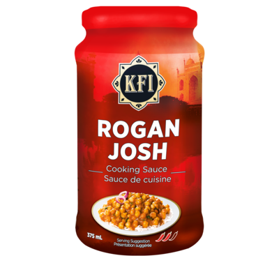 KFI Rogan Josh cooking sauce 375 ml, $1.07/100ml