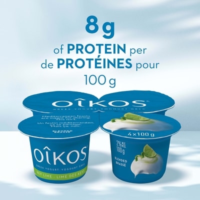 Greek Yogurt, Key Lime, Blended, 2% M.F.