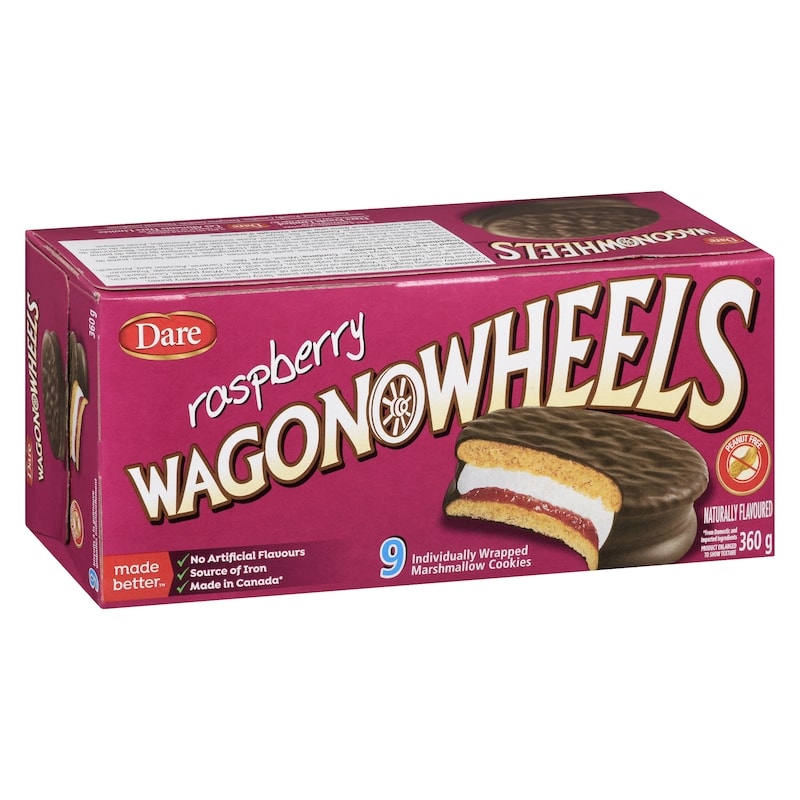 Wagon Wheels Raspberry Cookies