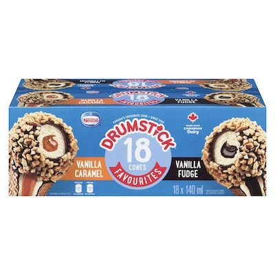 Nestlé Drumstick, Vanilla Fudge/Vanilla Caramel 18x140.0 ml, $0.81/100ml