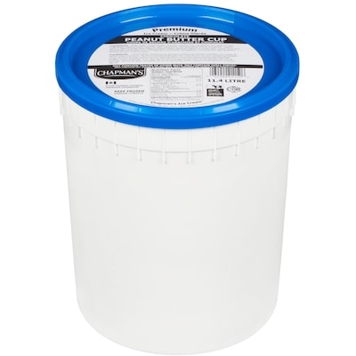 Chapmans Premium Chocolate Peanut Butter Cup Ice Cream 11.4 l, $0.35/100ml