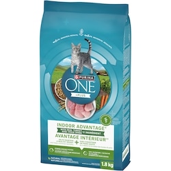 Purina ONE +Plus Indoor Advantage Turkey, Dry Cat Food - 1.8 kg