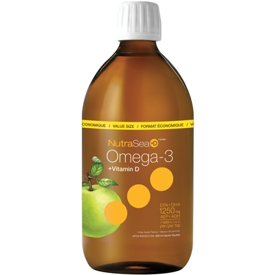 Ascenta Omega-3 Liquid Crisp Apple Flavour 500 ml, $69.99/1ea