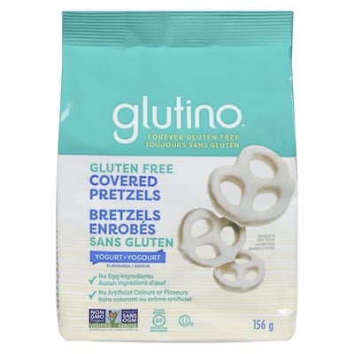 Glutino Gluten-Free Covered Pretzels, Yogurt 156 g, $4.48/100g