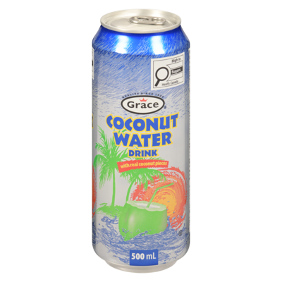 Grace Coconut Water with Pulp 500 ml, $0.44/100ml