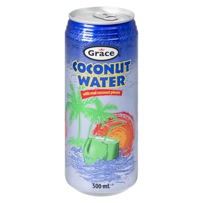 Grace Coconut Water with Pulp 500 ml, $0.44/100ml