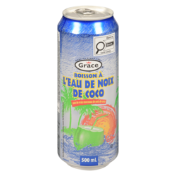 Grace Eau de coco avec pulpe 500 ml, 0,44 $/100ml