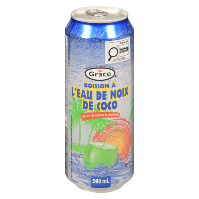 Grace Eau de coco avec pulpe 500 ml, 0,44 $/100ml