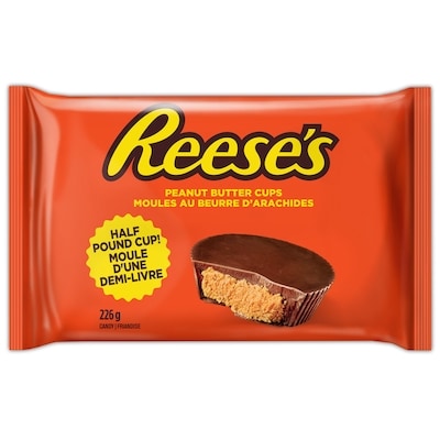 Reese's Peanut Butter Cups Half Pound Cup 226 g, $3.32/100g