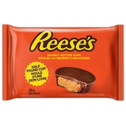 Reese's Peanut Butter Cups Half Pound Cup 226 g, $3.09/100g