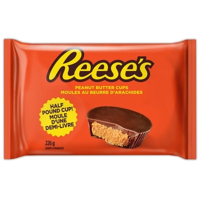 Reese's Peanut Butter Cups Half Pound Cup 226 g, $3.31/100g