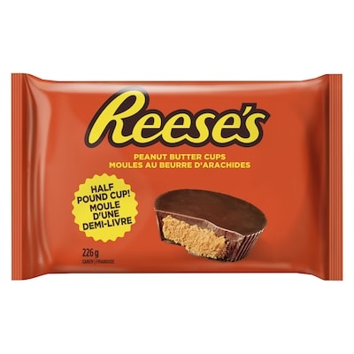 Reese’s MOULES AU BEURRE D’ARACHIDES  - Moule d’une demi-livre 226 g, 3,31 $/100g