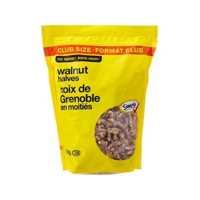 No Name Walnut Halves Club Size 1 kg, $2.40/100g