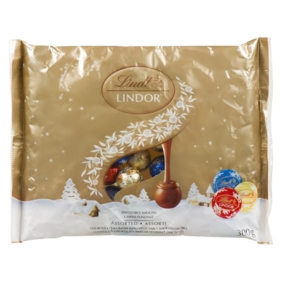 Lindt Lindor Assorted Chocolate Mini Balls 300 g, $3.66/100g