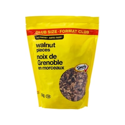 No Name Walnut Pieces Club Size 1 kg, $2.20/100g