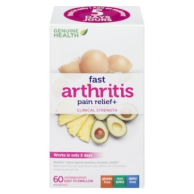 Genuine Health Fast Arthritis Pain Relief+ 60 ea, $0.80/1ea