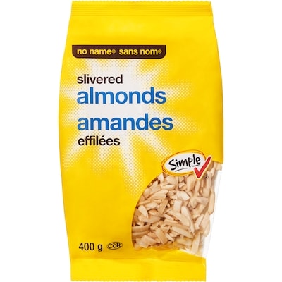 No Name Slivered Almonds 400 g, $2.75/100g