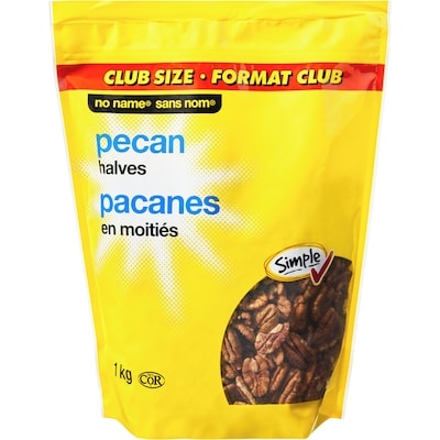No Name Pecan Halves Club Size 1 kg, $3.90/100g